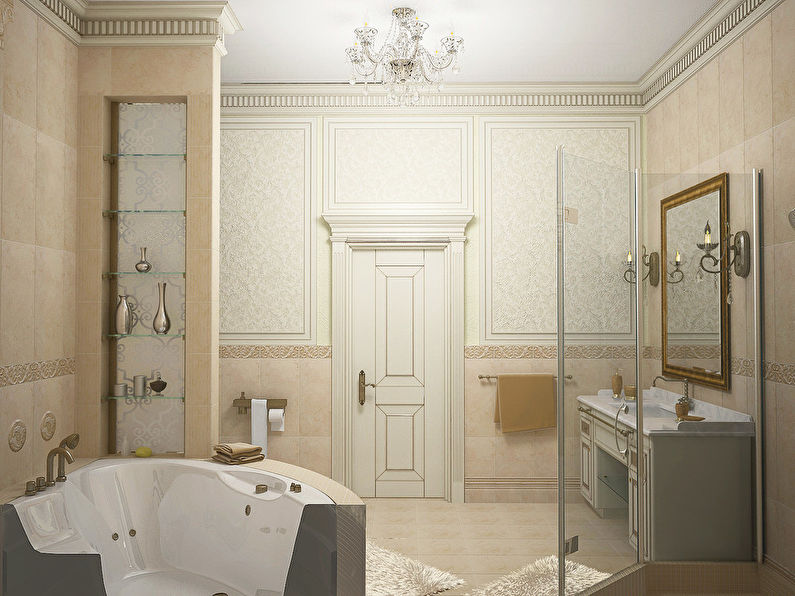 Klasiskā vannas istaba, 11 m2 - 4. foto