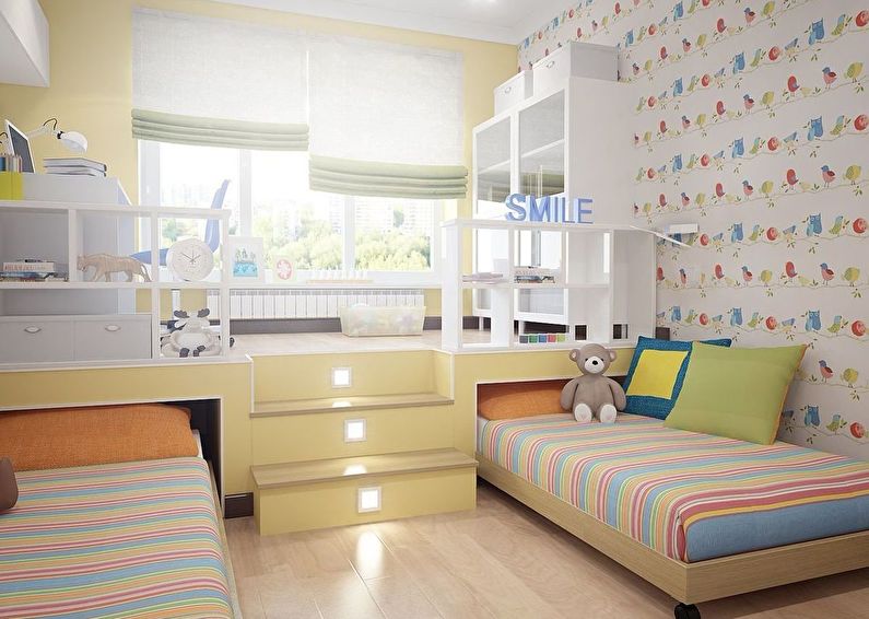 Подиум - Дизайн на детска стая за хетеросексуални деца