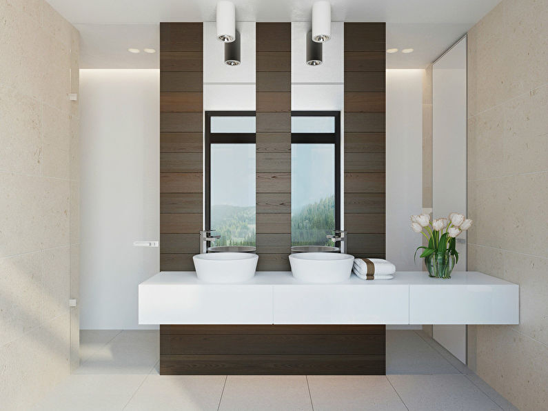 “Komforta un mājīguma zonā”: Vannas istabas interjers - 1. foto