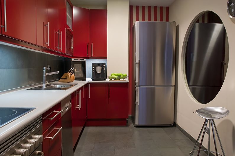 Art Nouveau Kitchen Design - Refrigerator