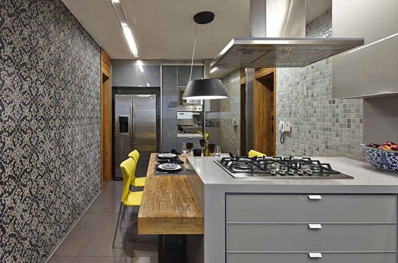 Art Nouveau Kitchen Design - Køleskab