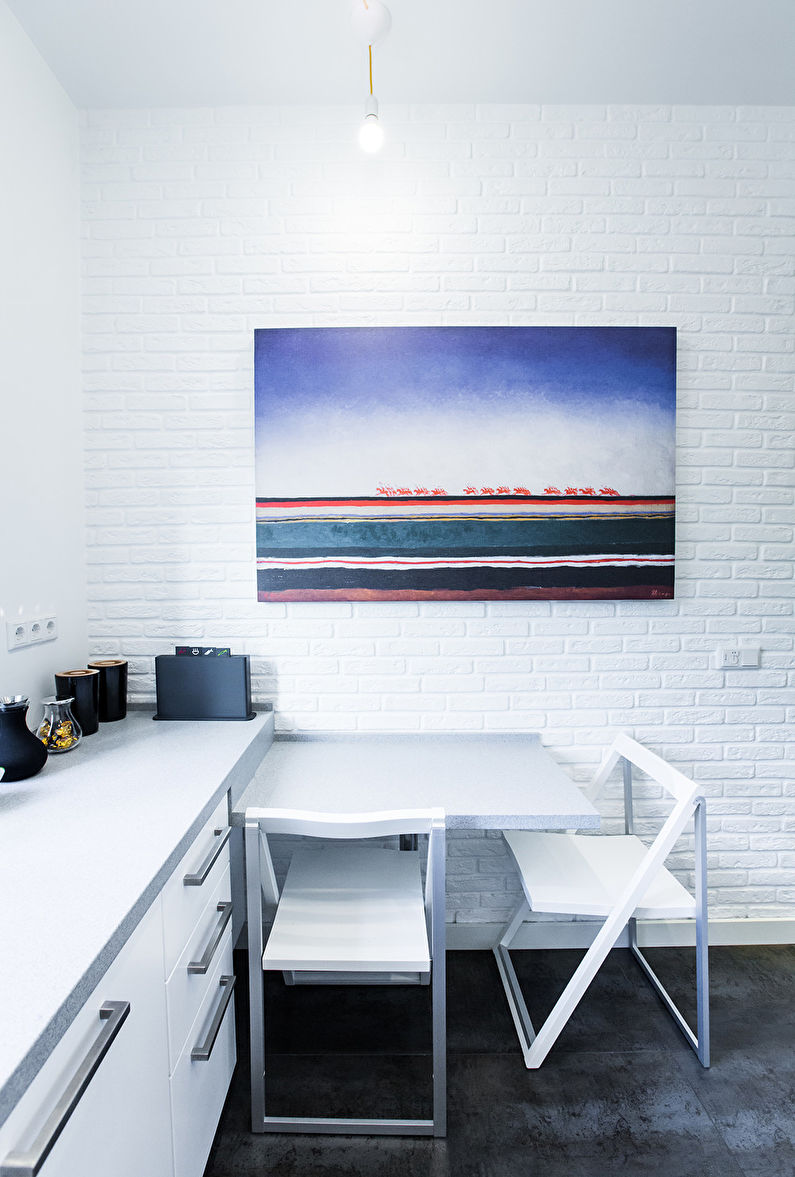 Bucătărie în stil scandinav, 7 m2 - foto 7