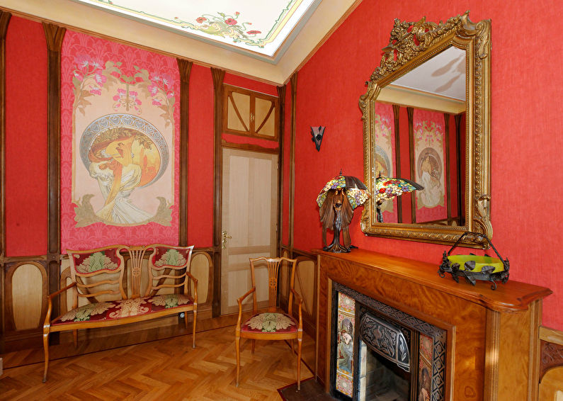 Art Nouveau Bedroom, France - fotografie 2