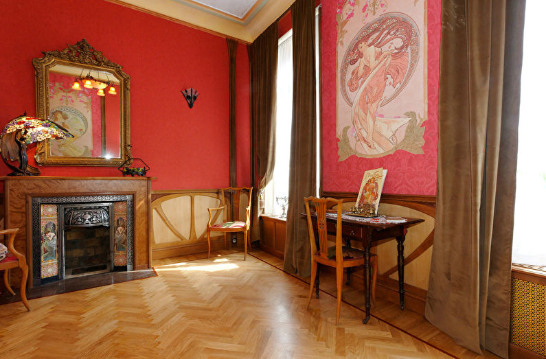 Art Nouveau Bedroom, France - fotografie 3