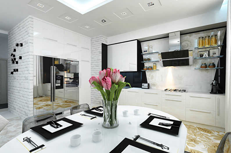 Bucătărie „Monochrome Gloss” - foto 1