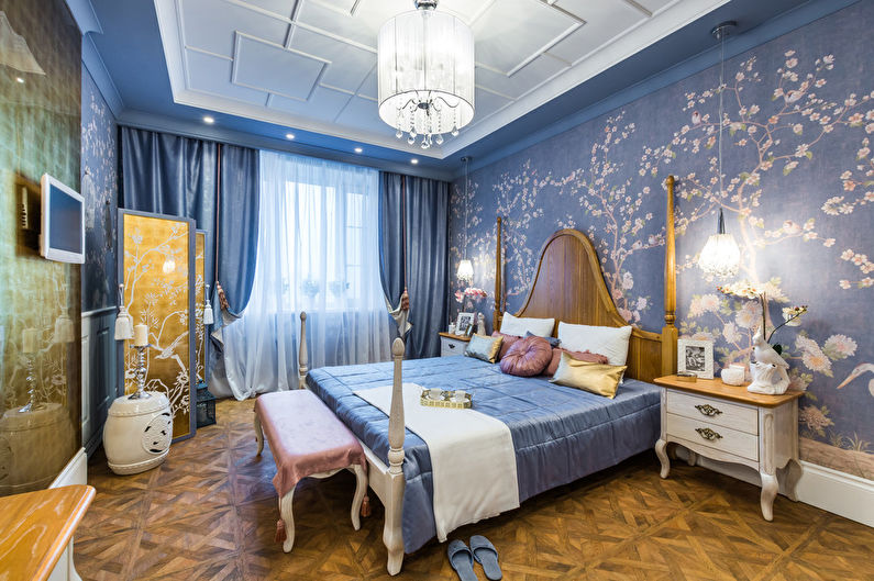 Дизайн на спалня в стил chinoiserie - снимка 1