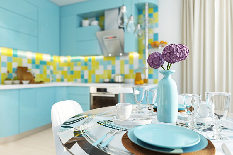 Virtuve “Sky Turquoise” - 2. foto