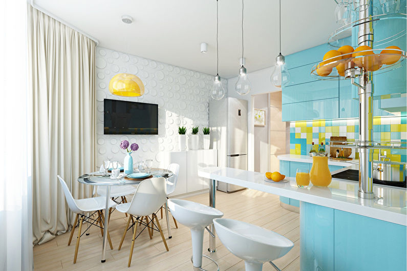Virtuve “Sky Turquoise” - 3. foto
