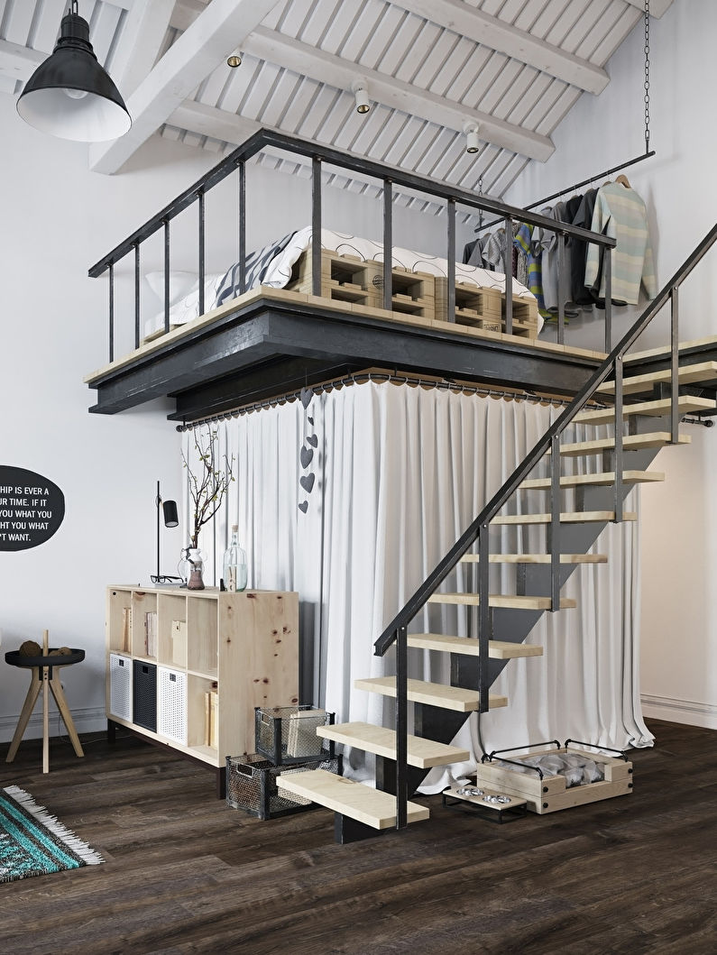 Scandinavian Loft Style Apartment - bilde 4