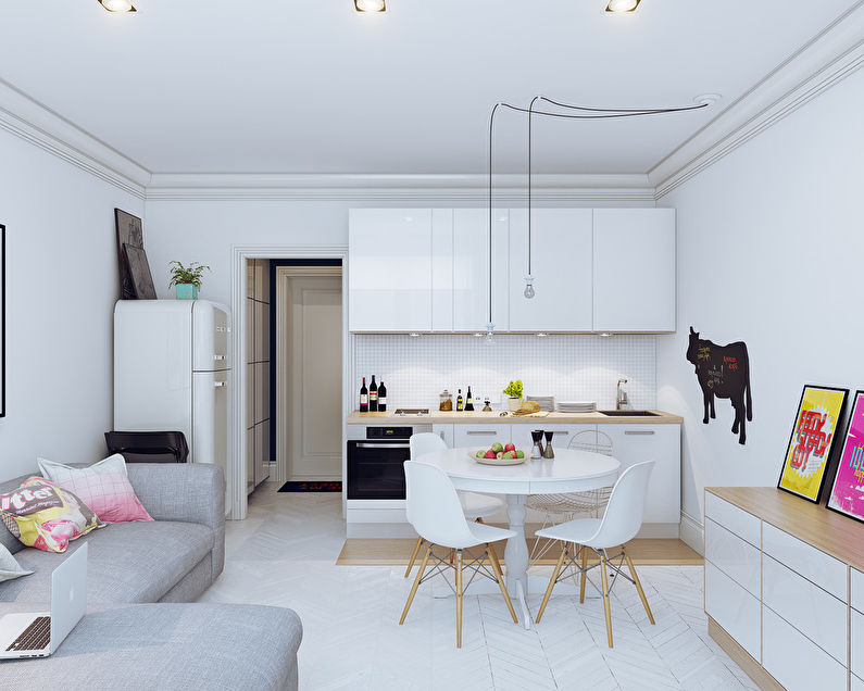 Design av en liten lägenhet, 25 kvm. - foto 2