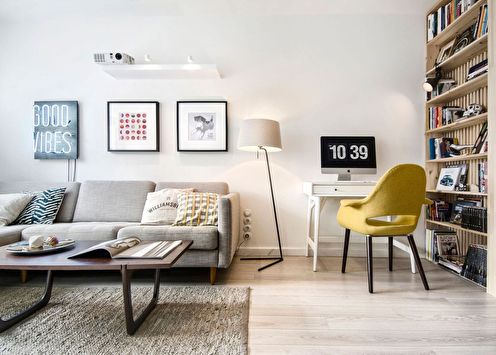 Obývací pokoj v Khrushchev: 65 nápadů pro design interiéru