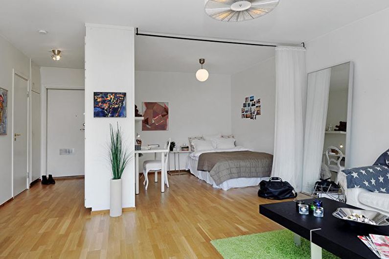 Jednopokojový bytový design 30 m² - Nika