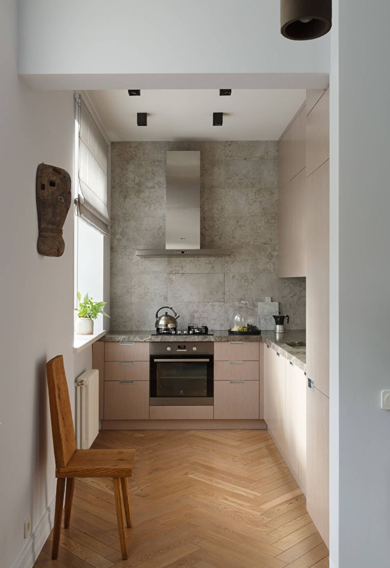 Design interior de bucătărie în culori strălucitoare - fotografie