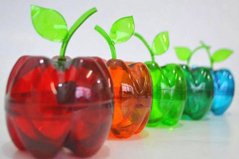 DIY plastik na botelyang bapor - larawan