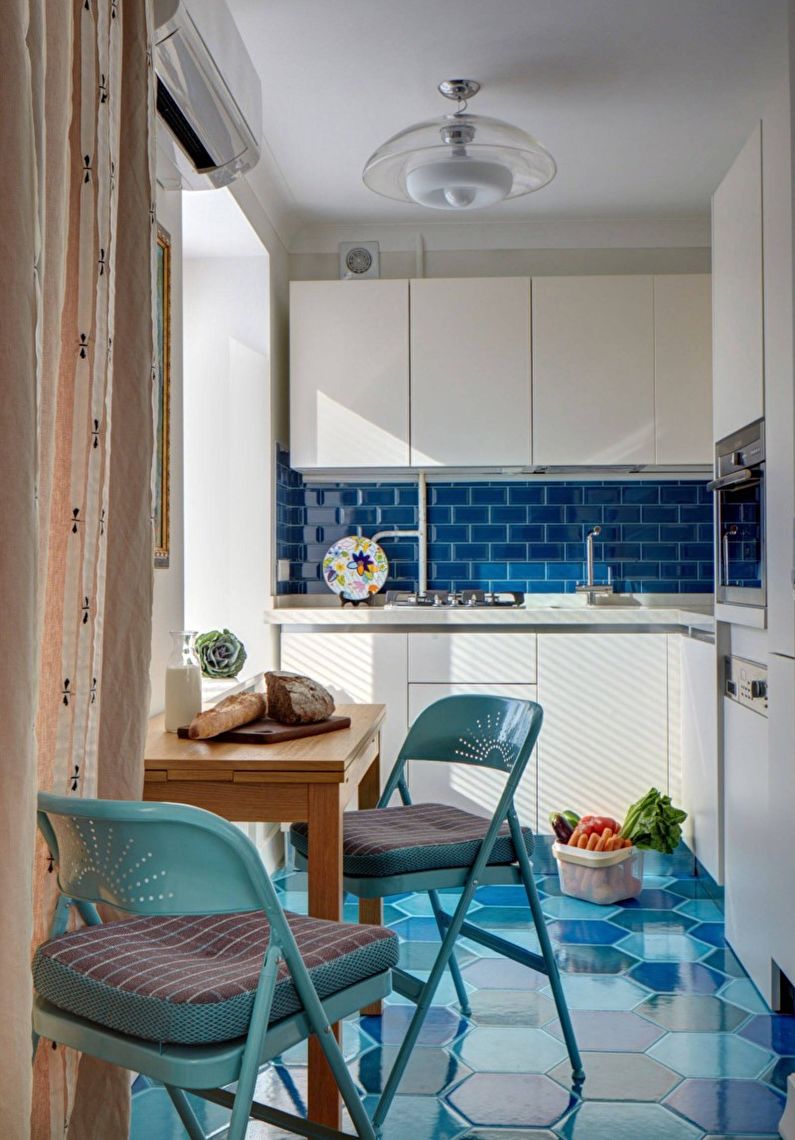 Interiérový design kuchyně v moderním stylu - foto
