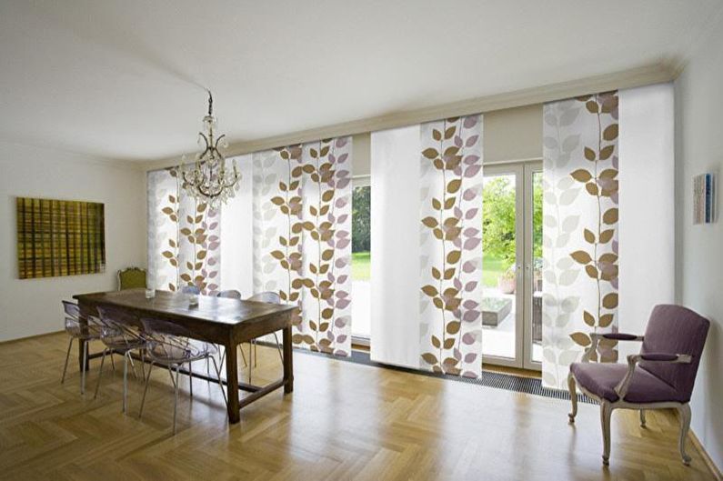 Japanske gardiner - Design gardiner til stuen
