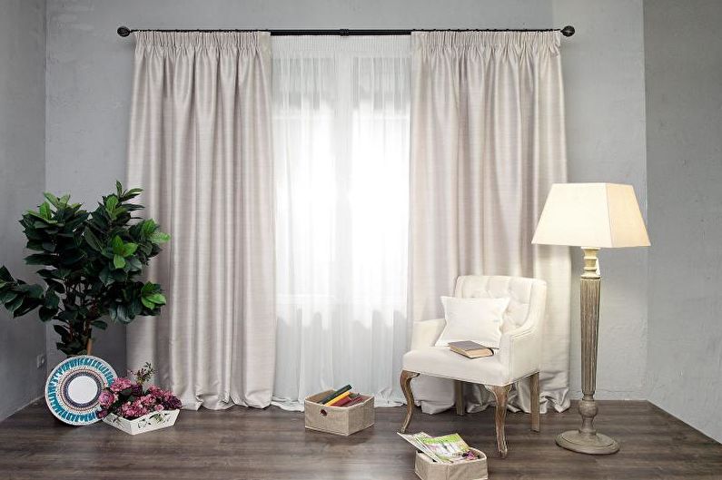 Design gardiner til stuen - Taffeta