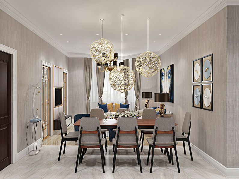 Designprosjekt for leiligheten “Lys, luksus, skjønnhet” - bilde 3