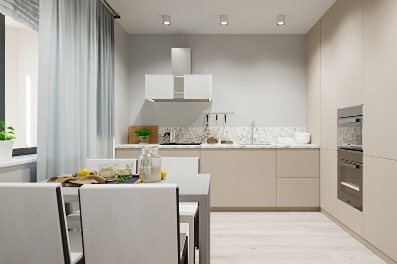 Design d'appartement de style minimalisme - Caractéristiques