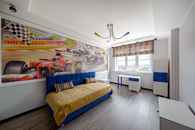 Интериорен дизайн апартамент в стила на минимализма - снимка
