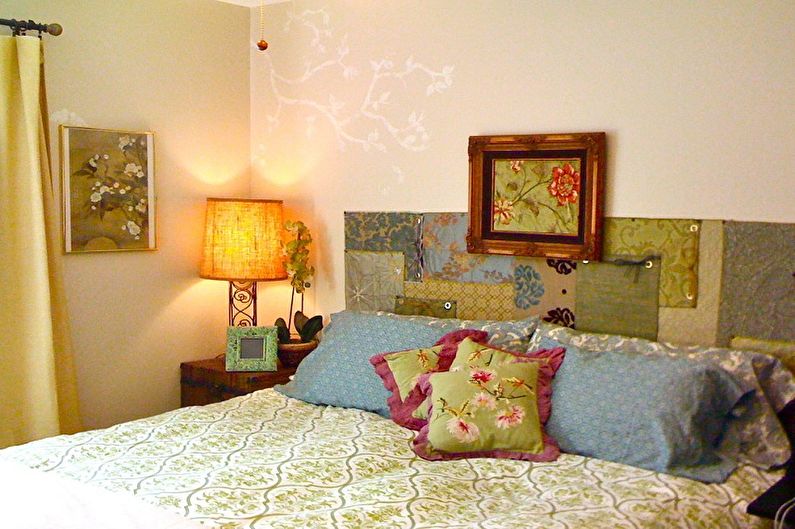 Patchwork style wall decor