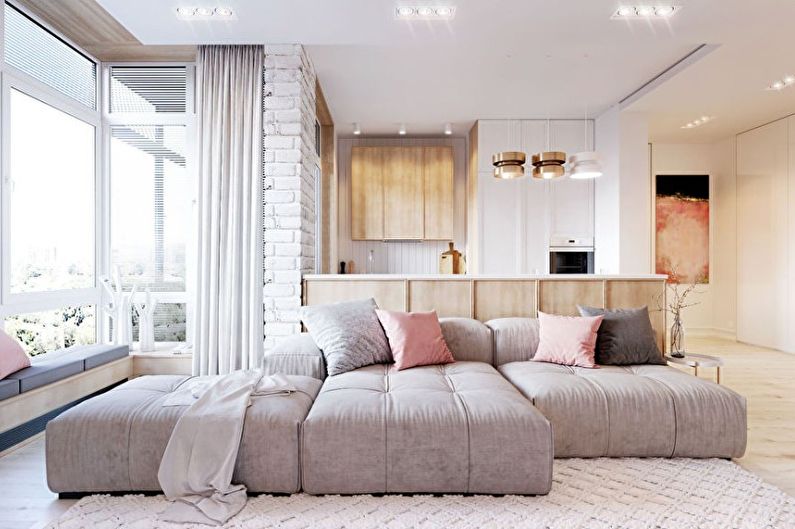 Lägenhet i minimalistisk stil: 70 designidéer