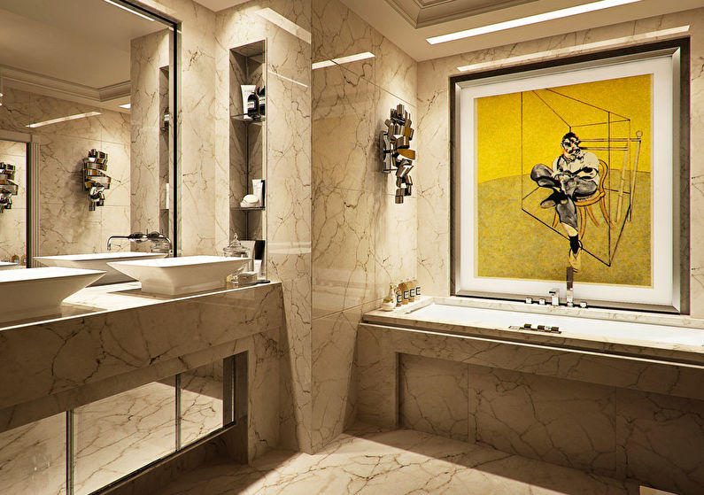 Fürdőszoba a Jalta utcai lakásban - 1. fénykép