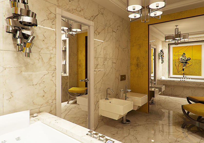 Salle de bain dans un appartement de la rue Yalta - photo 3