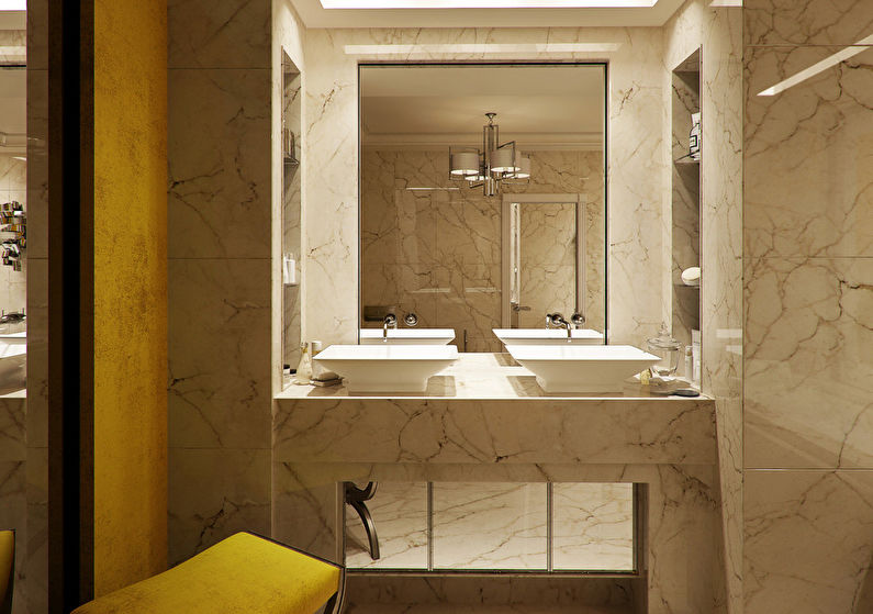Salle de bain dans un appartement de la rue Yalta - photo 4