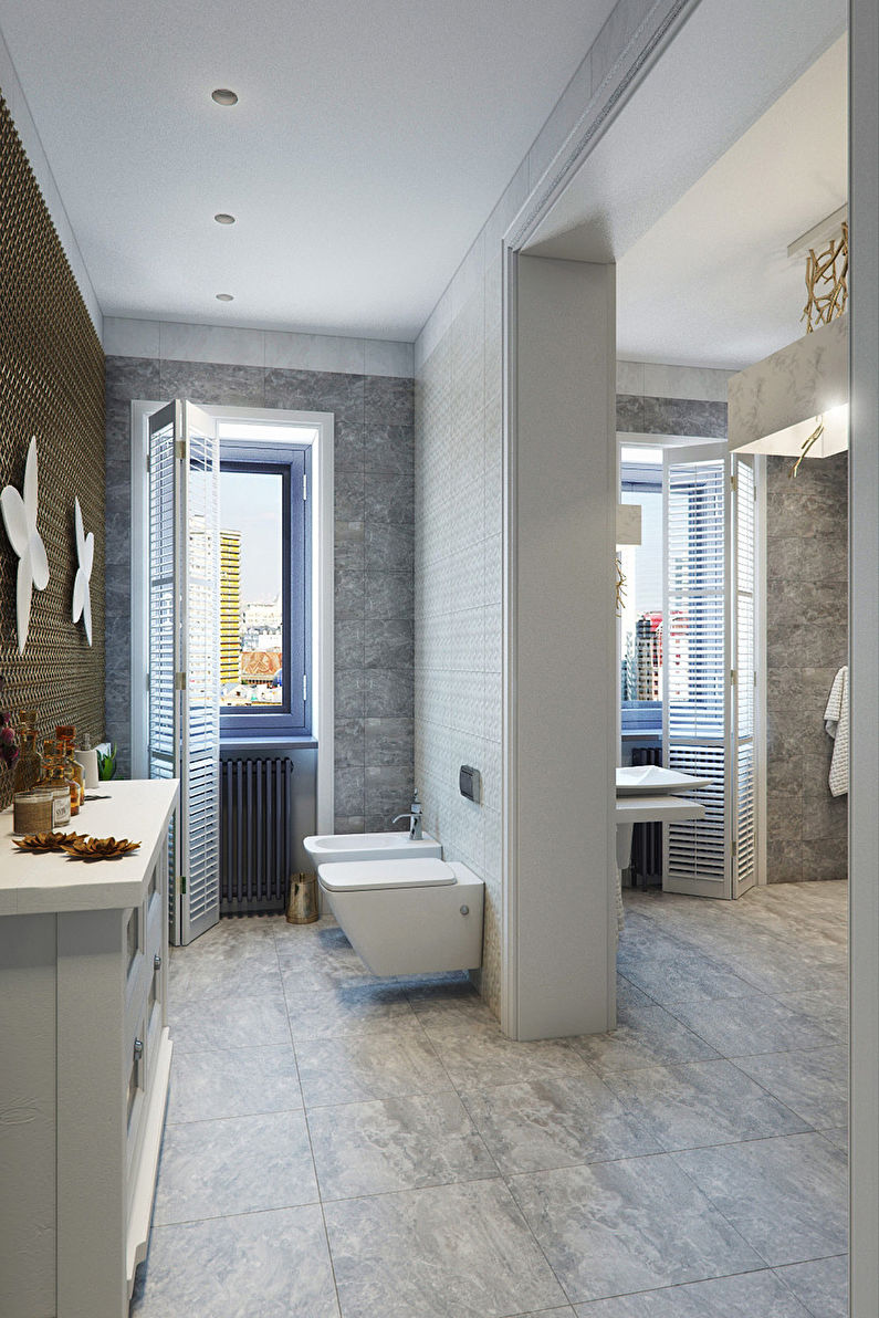 Arcfeszültség: Fürdőszoba modern stílusban - 4. fotó