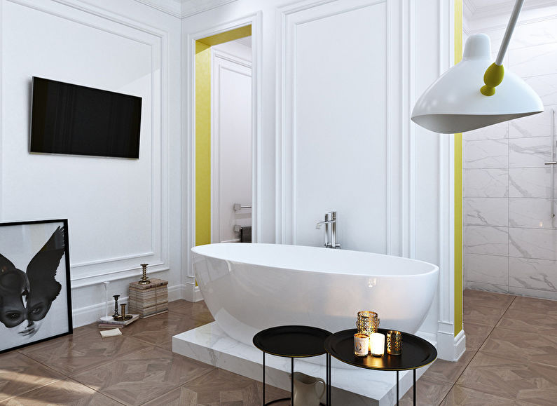 Vannas istaba “Dzeltenā svītra” - 1. foto