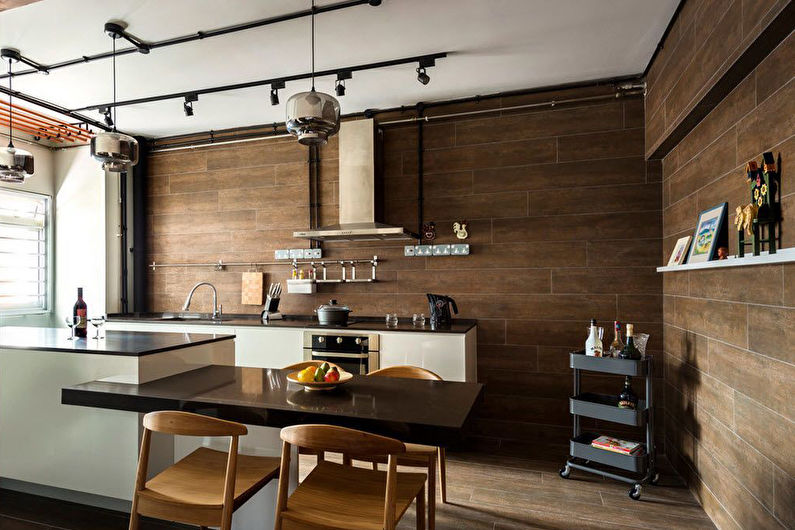 Cozinha 8 m² - Decoração de parede