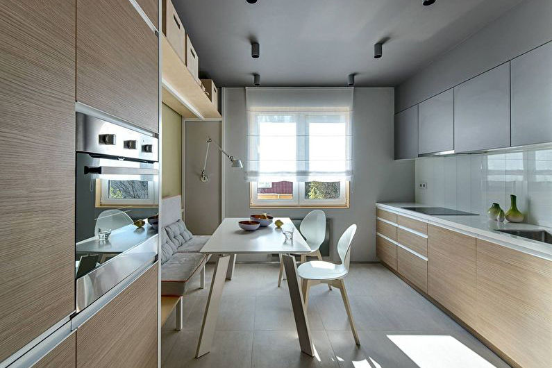 Dizajn kuhinje 8 m² - kako urediti kuhinjski namještaj