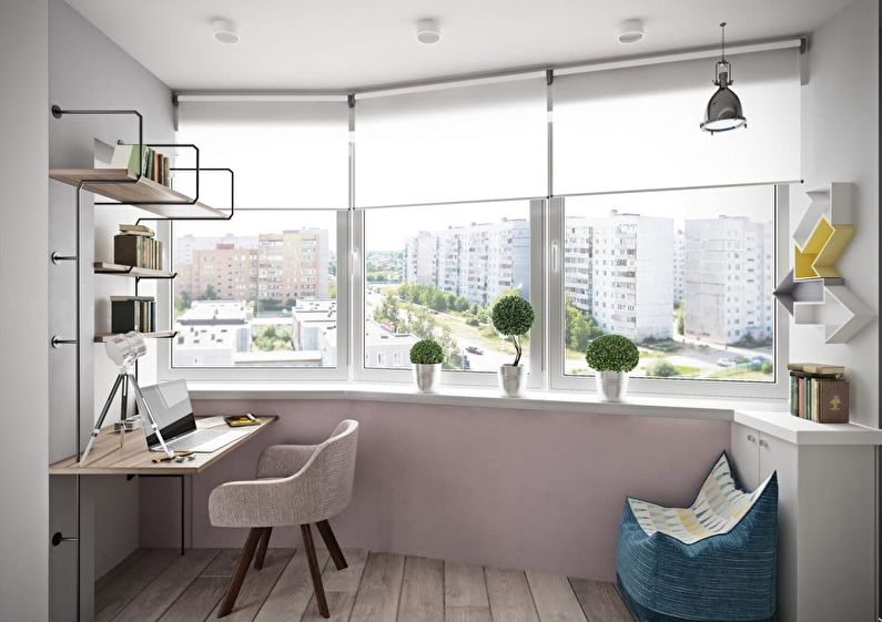 Apartamento de um quarto 40 m² para uma família de três pessoas - design de interiores
