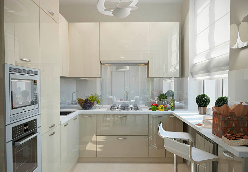 Interior design di una piccola cucina - foto