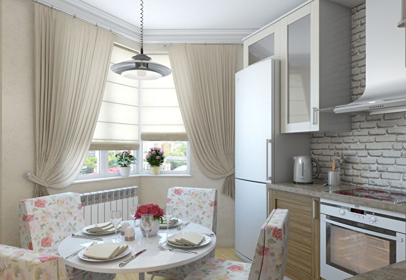 Mažos virtuvės interjero dizainas - nuotrauka