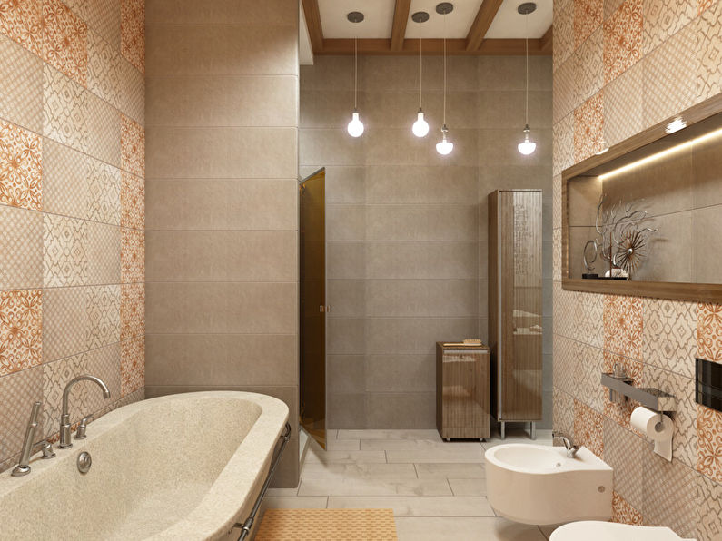 Vonios kambario interjeras „Komfortas ir stilius“ - 1 nuotrauka