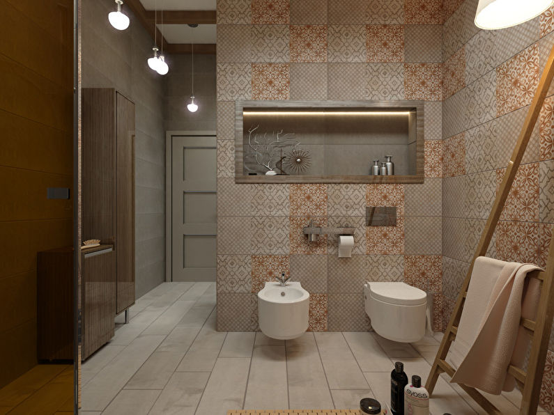 Komfort og stil badeværelse interiør - foto 2