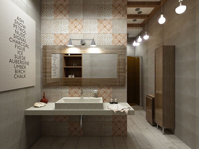 Komfort og stil badeværelse interiør - foto 4