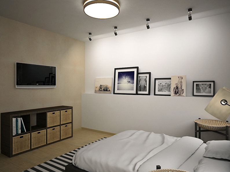 Dviejų kambarių butas skandinaviško stiliaus - 8 nuotrauka