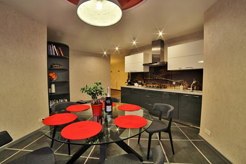 การออกแบบห้องครัว“ Accent of Red” - รูปที่ 3