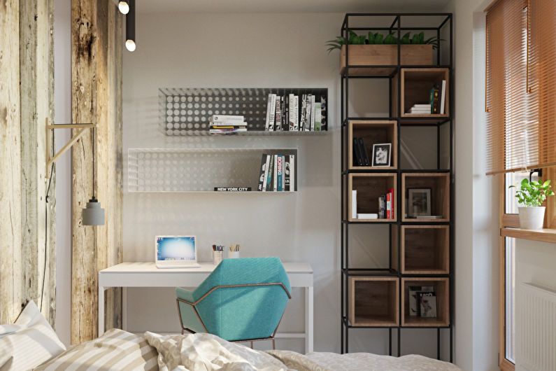 Дизайн на студио апартамент в стила на минимализма