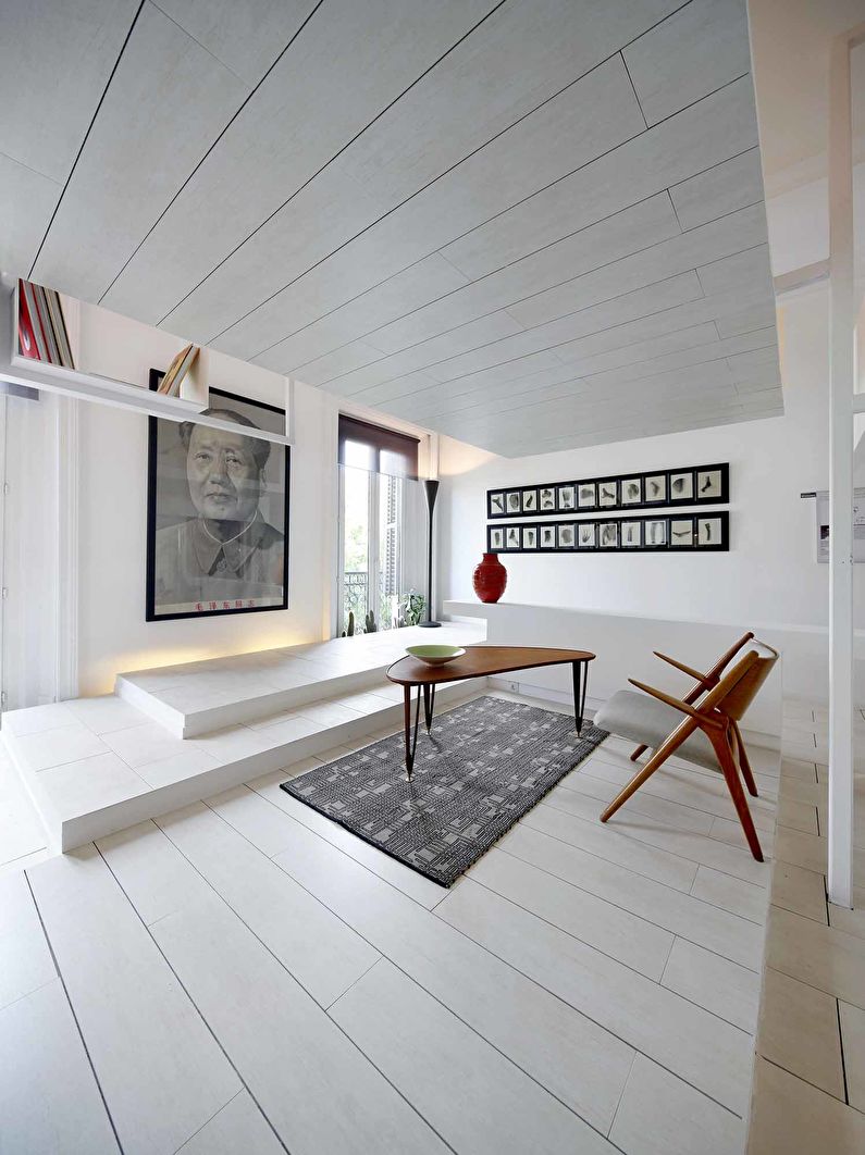 Design interior al unui apartament cu o cameră de 54 mp