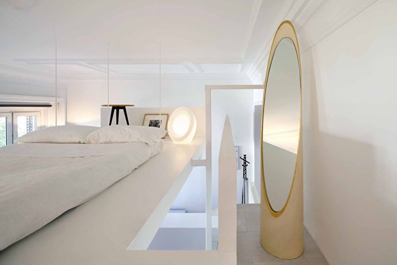 Diseño interior de un apartamento de una habitación de 54 metros cuadrados.