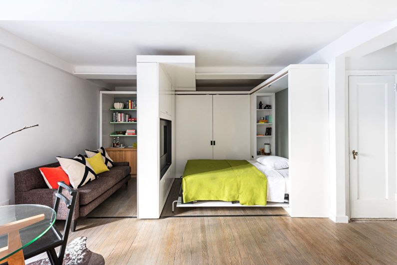 Ein-Zimmer-Apartment-Design, New York