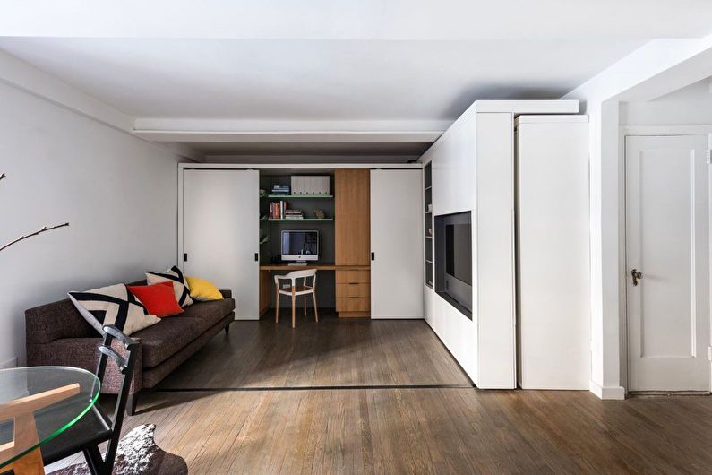 One-Room Apartment Design, Nowy Jork