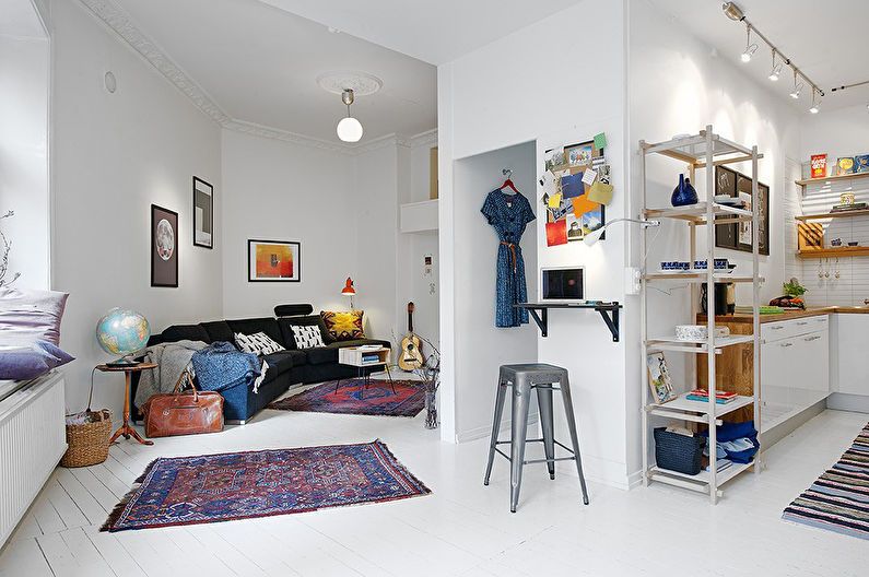 Design de apartamente studio - stiluri interioare