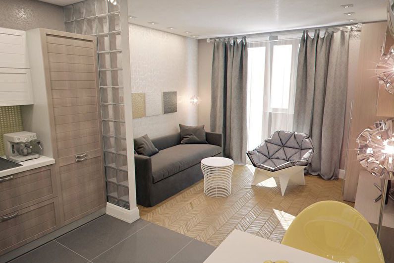 Studio Apartment Design - Bodenbelag