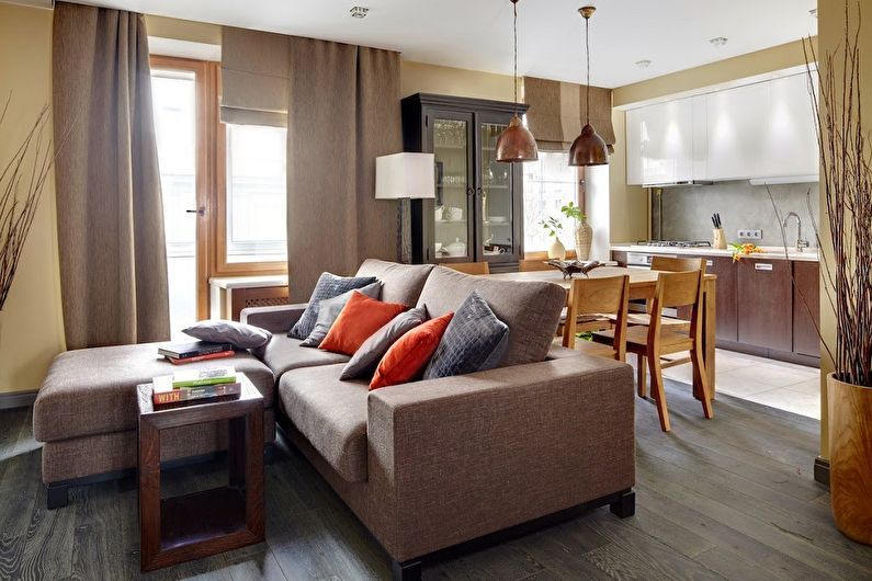 Design de apartamente studio - cum să aranjați mobilierul