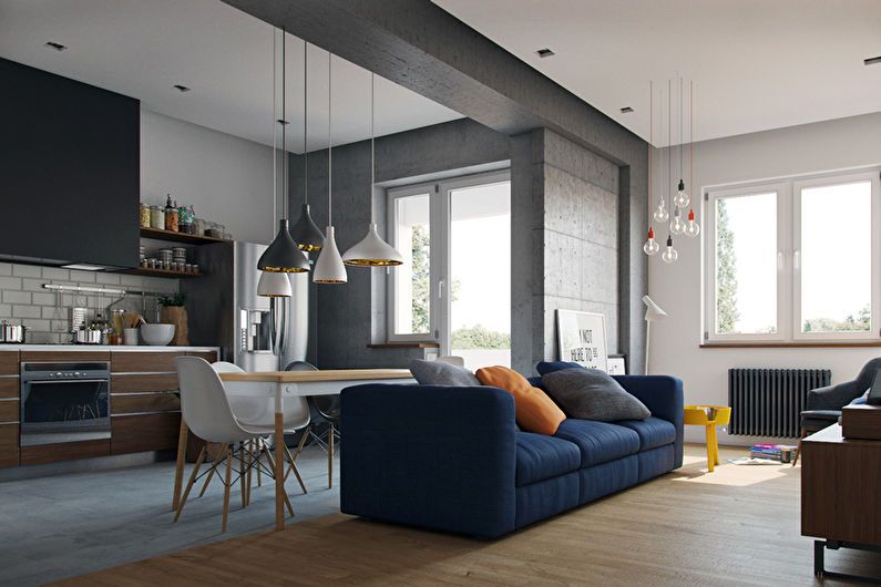Studio Apartment Design - Illuminazione adeguata